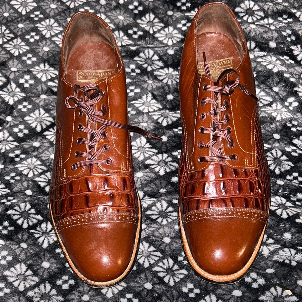 Stacy Adams Brown Leather Oxford’s